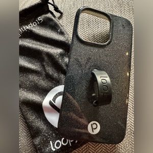 EUC Sparkle Black Loopy Case for iPhone 13pro (6.1” screen)